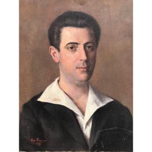 Portrait Signé Max Moreau