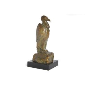 Extremely Rare Bronze Representing A Vulture