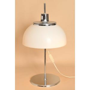 Height-adjustable Lamp From The 1970s, Faro By Guzzini.