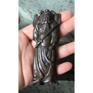 Japanese Bronze Character Signed Edo Period