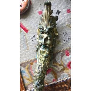 Fall In Gilt Bronze With A Flowering Beard