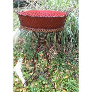 Napoleon III Wrought Iron Planter