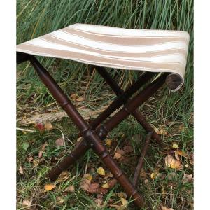 Bamboo Luggage Rack, Circa 1900