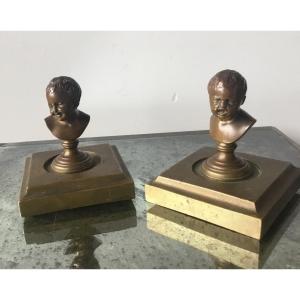 The Two Bronzes: Jean Who Laughs And Jean Who Cries, Houdon