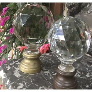 The Full Faceted Cut Crystal Stair Ball