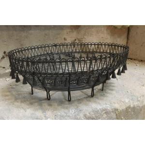Popular Art, Woven Iron Basket, Plombières Les Bains