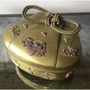 Japanese Box With Applied Decor