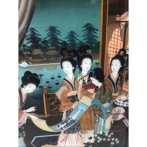 The Print Room, Fixed Under Glass China Early 20th Century