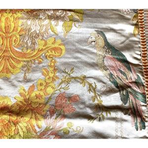 Damask Piece With Parrots 
