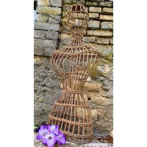 Large Laundry Mannequin In Basketry, Dating From The 1900s