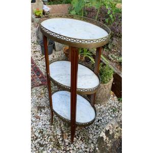 Three-tier Marble Top Serving Trolley 