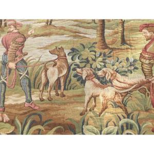 Return From Hunting, Tapestry, Very Large Format 280 Cm