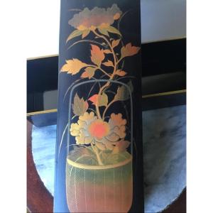Large Japanese Lacquer Glove Box 