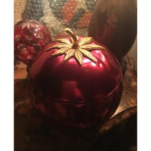Ice Bucket Depicting An Apple. Circa 1970