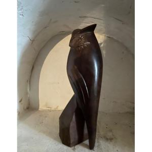 Solid Rosewood Owl