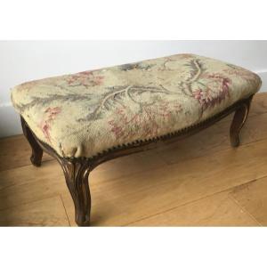 Small Old Footrest Bench