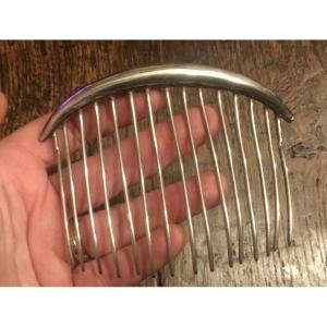 Belle Epoque Silver Hair Comb