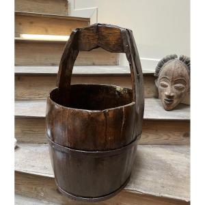 Folk Art, 19th Century Well Bucket