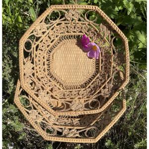 Folk Art The Two Woven Baskets