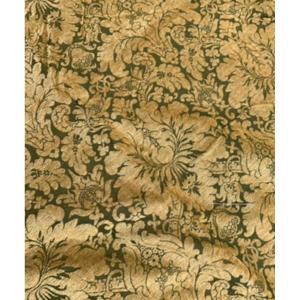 The Pair Of Gold Velvet Castle Hangings