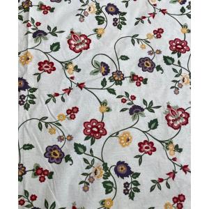 Pair Of Double Floral Curtains (303 X 196 Cm)