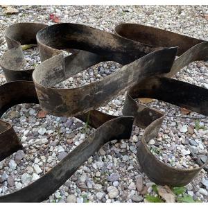 The 5 Large Steel Hearts, Molds Or Cookie Cutters 