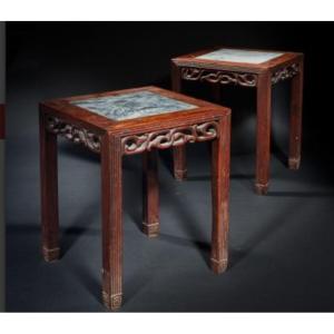 Pair Of Chinese Side Tables Or End Tables (4 Available)