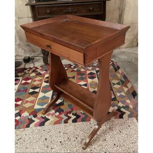 Side Table, Bedside Table With One Drawer 