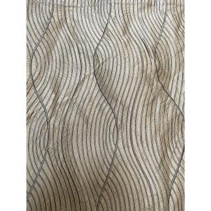 The Pair Of Gold And Silver Wild Silk Curtains 