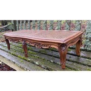 Louis XV Style Carved Bench
