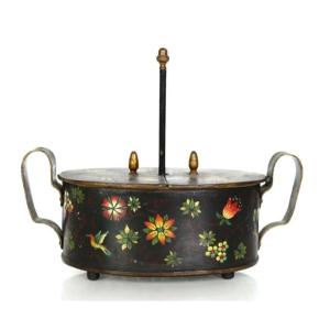 Painted Sheet Metal Egg Cup, Restoration Period