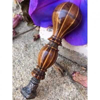 Seal Wood Stamp - Silver Seal - Period XIXth C.