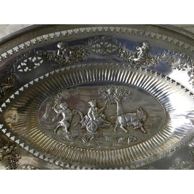 Large Silver Basket, Nineteenth