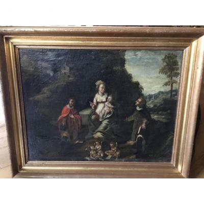 Virgin And Child, Spanish School, XVII