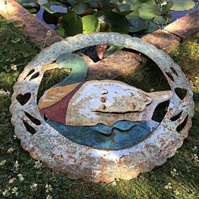 Painted Sheet Metal Sign: Col Vert