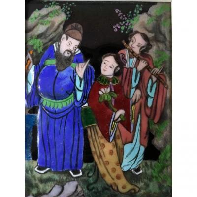 Limoges Email, Decor To The Chinese, Twentieth