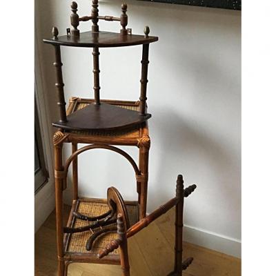 Small Furniture In Bamboo, Twentieth