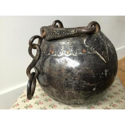 Chaudron , Art Populaire- Asie - XIXème
