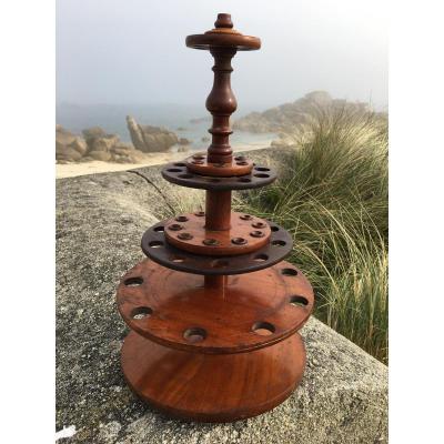 Mahogany Pipes Display Stand, From Napoleon III Period