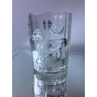 Glass Mug With Persian Decor