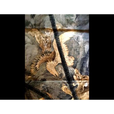 Japanese Hanging Lions And Lionesses, 1900