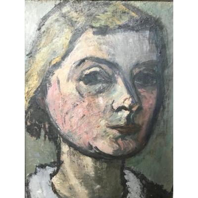 Self Portrait Of Female Danish Artist