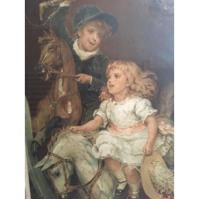 Grand Chromo (69 X59) D After A Table By Fred Morgan