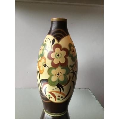 Charles Catteau & Kéramis Art Deco Vase