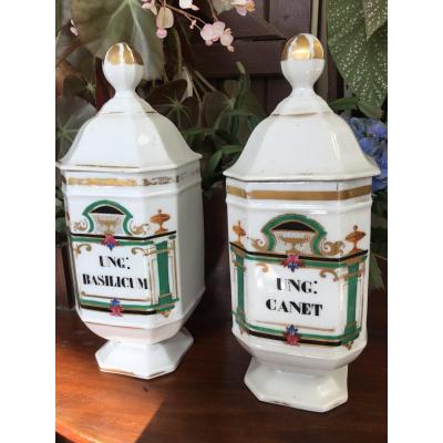 The Porcelaine Pharmacie Jar XIXth Century