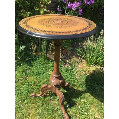 Side Table In Natural Wood, Napoleon III Period