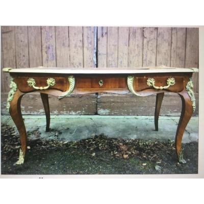 Large Flat Desk From St Louis XV, XIXth