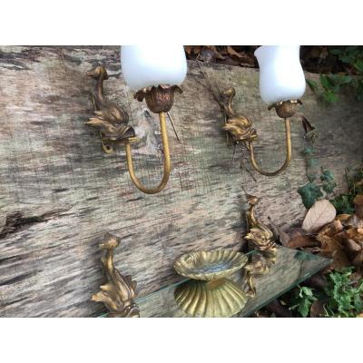 4 Piece Dolphin Bathroom Kit