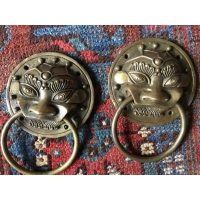 Furnishing Bronze, Taotie Masks