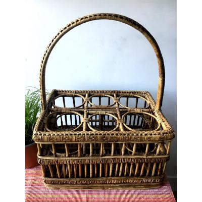 Ratan Basket For Glasses , 1900